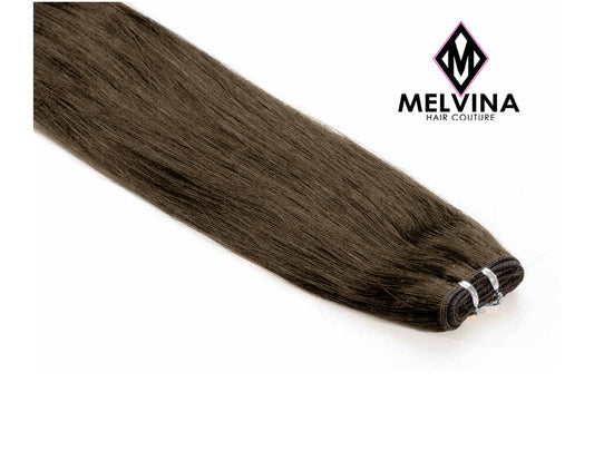 220 Gram -DARK BROWN 10 Piece Clip-In Extensions